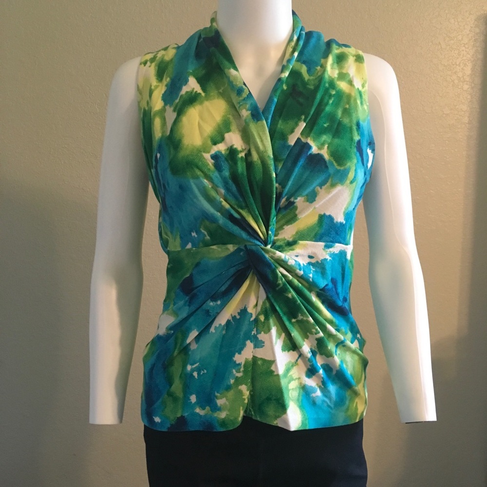 💖Jones New York watercolor knit top💖